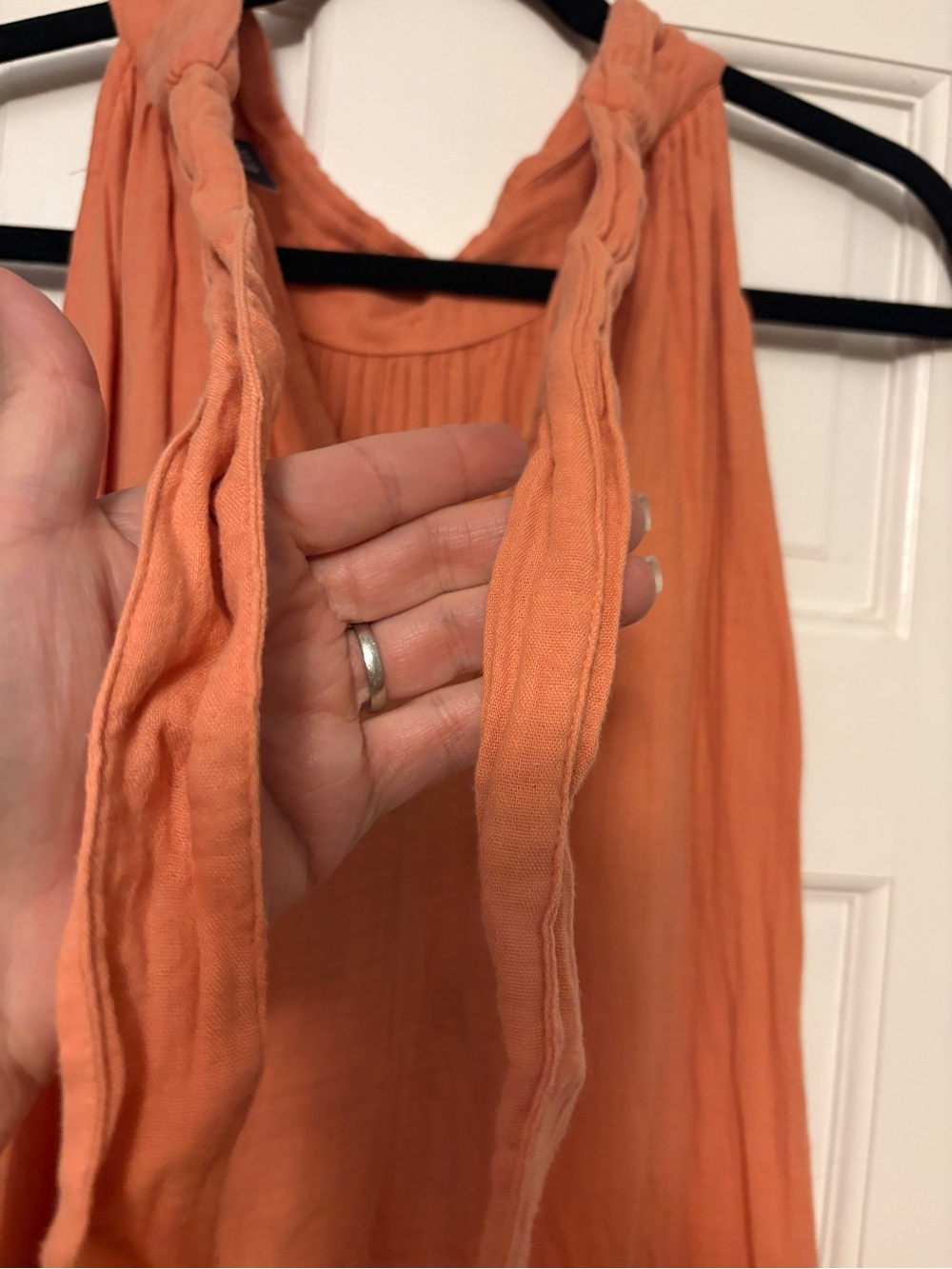 GAP Tiered dress in Orange XL - Picture 3 of 4